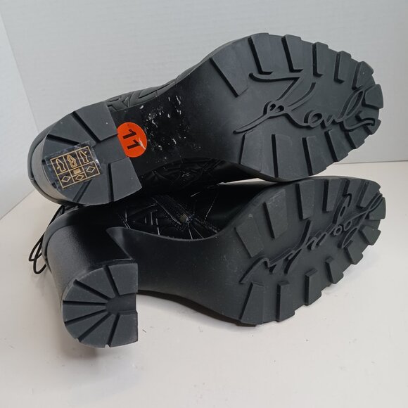 Karl Lagerfeld Paris Petria Black Ankle Boot size 11M - Picture 7 of 12